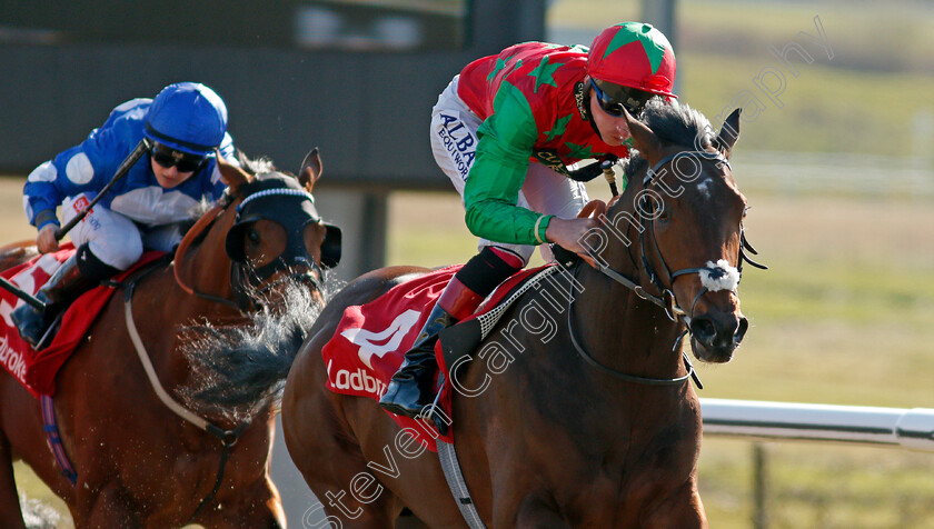 Diligent-Harry-0009 
 DILIGENT HARRY (Adam Kirby) wins The Ladbrokes 3 Year Old All-Weather Championships Conditions Stakes
Lingfield 2 Apr 2021 - Pic Steven Cargill / Racingfotos.com