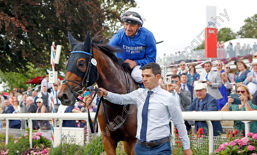 Trawlerman-0007 
 TRAWLERMAN (Frankie Dettori) after The Sky Bet Ebor Handicap
York 20 Aug 2022 - Pic Steven Cargill / Racingfotos.com