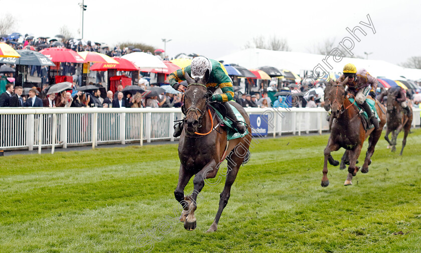 Inthepocket-0005 
 INTHEPOCKET (Rachael Blackmore) wins The Poundland Top Novices Hurdle
Aintree 14 Apr 2023 - Pic Steven Cargill / Racingfotos.com