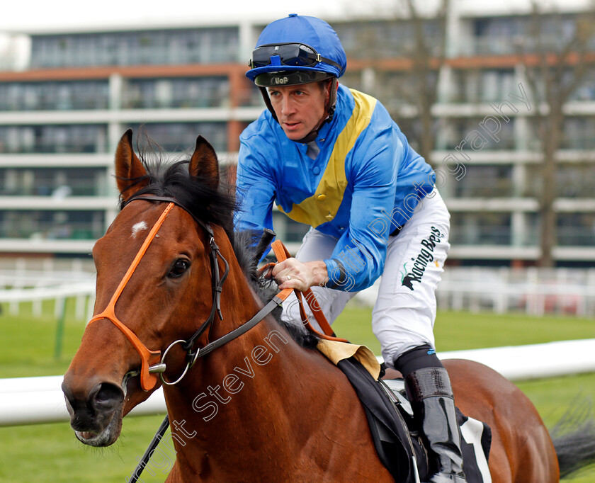 Adjutant-0001 
 ADJUTANT (Jim Crowley) winner of The Dubai Duty Free Tennis Championships Maiden Stakes Div1 Newbury 21 Apr 2018 - Pic Steven Cargill / Racingfotos.com