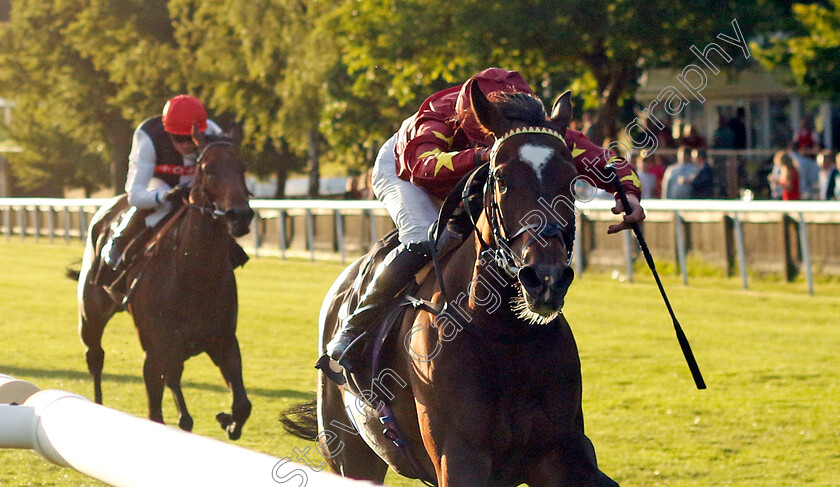 Rosy-Affair-0002 
 ROSY AFFAIR (William Buick) wins The Long Shot Refresher Fillies Handicap
Newmarket 28 Jun 2024 - Pic Steven Cargill / Racingfotos.com