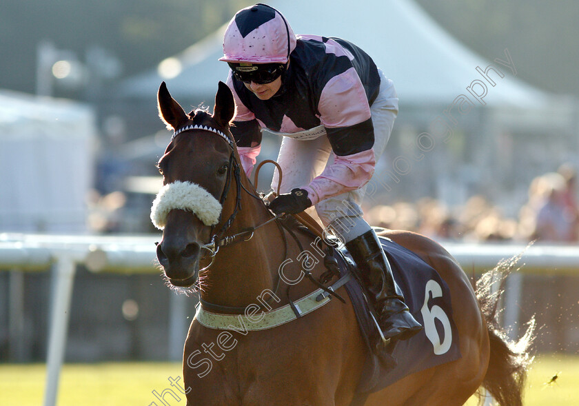 Overtrumped-0007 
 OVERTRUMPED (Hayley Turner) wins The Fly London Southend Airport To Prague Handicap
Newmarket 10 Aug 2018 - Pic Steven Cargill / Racingfotos.com