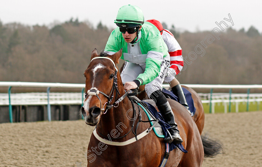 Emraan-0008 
 EMRAAN (Richard Kingscote) wins The Bombardier Golden Beer Novice Stakes
Lingfield 14 Feb 2020 - Pic Steven Cargill / Racingfotos.com