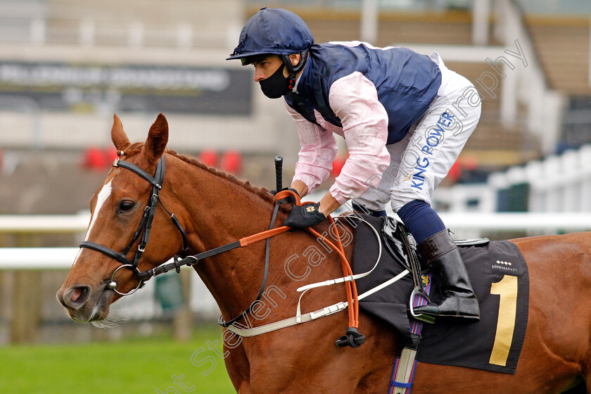 Freyja-0001 
 FREYJA (Silvestre De Sousa) before winning The Best Odds Guaranteed At Mansionbet Fillies Handicap
Newmarket 21 Oct 2020 - Pic Steven Cargill / Racingfotos.com