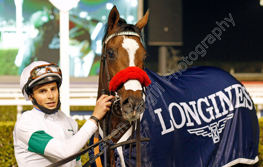 Hot-Rod-Charlie-0015 
 HOT ROD CHARLIE (William Buick) after The Al Maktoum Challenge (Round 2)
Meydan, 4 Feb 2022 - Pic Steven Cargill / Racingfotos.com