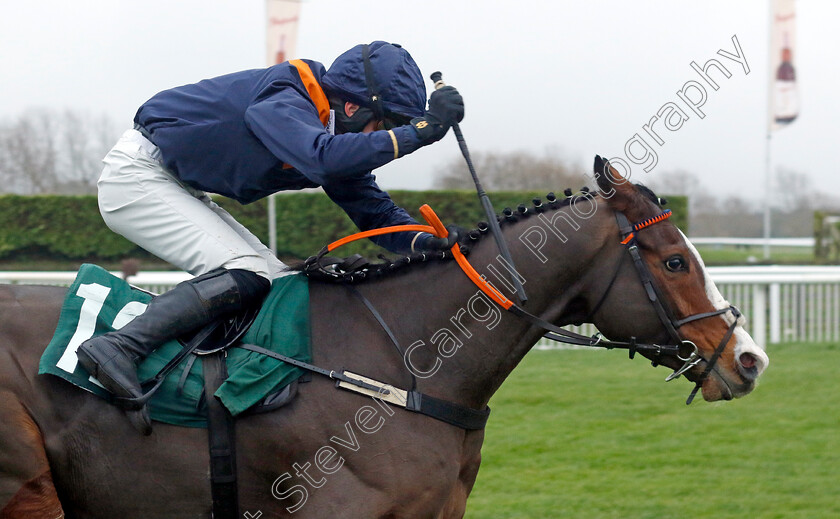 Mirabad-0001 
 MIRABAD (Luke Scott) wins The Catesby Estates Handicap Hurdle
Cheltenham 13 Dec 2024 - Pic Steven Cargill / Racingfotos.com