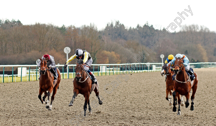 Breath-Of-Sun-0003 
 BREATH OF SUN (2nd left, Adam Kirby) beats IF YOU DARE (right) and ZWELELA (left) in The Betway Novice Stakes
Lingfield 6 Mar 2021 - Pic Steven Cargill / Racingfotos.com