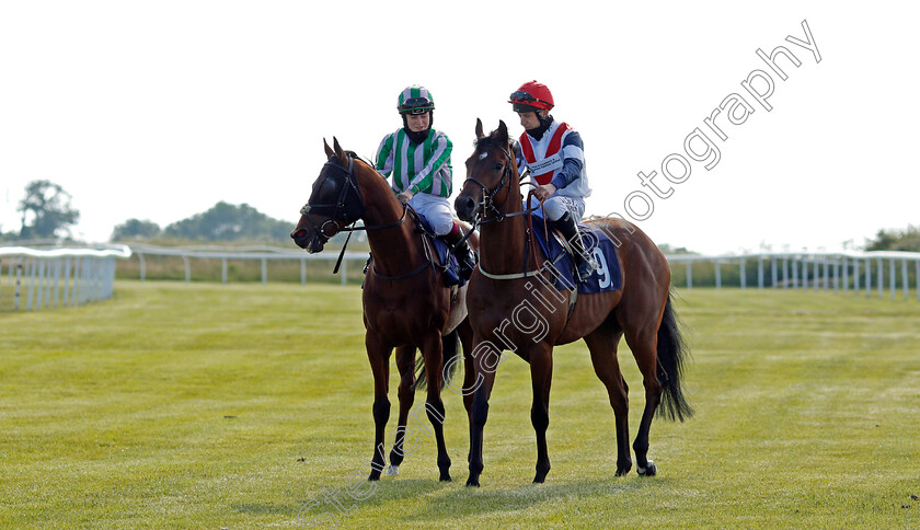 Hot-Scoop-and-Gherkin-0001 
 HOT SCOOP (left, Saffie Osborne) with GHERKIN (right, Luke Morris)
Bath 23 Jun 2021 - Pic Steven Cargill / Racingfotos.com