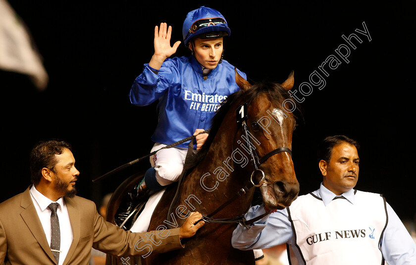 Blue-Point-0011 
 BLUE POINT (William Buick) after The Meydan Sprint
Meydan 14 Feb 2019 - Pic Steven Cargill / Racingfotos.com