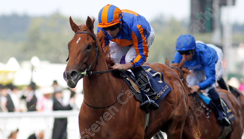 Fairy-Godmother-0001 
 FAIRY GODMOTHER (Ryan Moore) wins The Albany Stakes
Royal Ascot 21 Jun 2024 - Pic Steven Cargill / Racingfotos.com