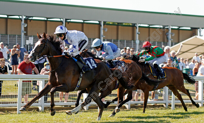 Shamfizz-0002 
 SHAMFIZZ (Hayley Turner) wins The Sky Sports Racing Sky 415 Maiden Fillies Stakes
Yarmouth 9 Jun 2021 - Pic Steven Cargill / Racingfotos.com