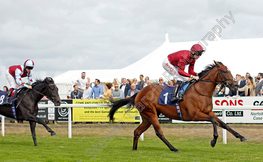 Ananda-0003 
 ANANDA (Robert Havlin) wins The British EBF Fillies Novice Stakes
Yarmouth 15 Sep 2022 - Pic Steven Cargill / Racingfotos.com