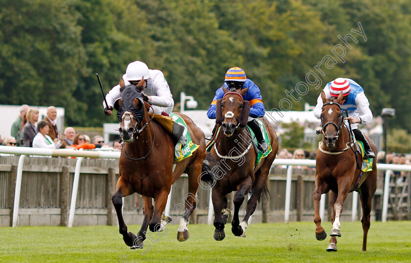 Fairbanks-0003 
 FAIRBANKS (Oisin Murphy) beats ONEFORTHEGUTTER (centre) in The bet365 Trophy
Newmarket 12 Jul 2024 - pic Steven Cargill / Racingfotos.com