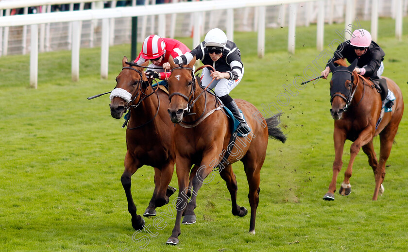 Reach-0005 
 REACH (right, Joanna Mason) beats SISYPHUS STRENGTH (left) in The Assured Data Protection EBF Fillies Handicap
York 25 Aug 2023 - Pic Steven Cargill / Racingfotos.com