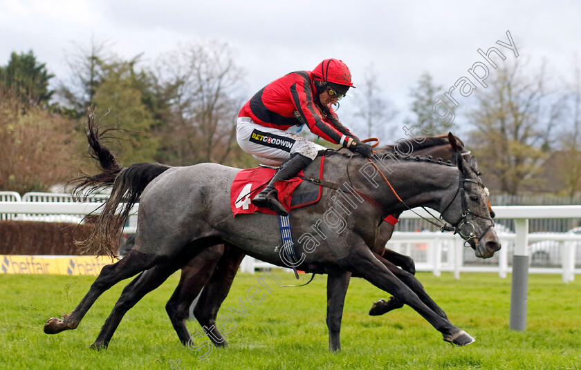 Pretending-0002 
 PRETENDING (Tom Cannon) wins The Betfair Supports Racing With Pride Mares Handicap Hurdle
Sandown 9 Dec 2023 - Pic Steven Cargill / Racingfotos.com