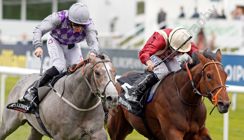 Heartache-0004 
 HEARTACHE (right, Ryan Moore) beats HAVANA GREY (left) in the Wainwrights Flying Childers Stakes Doncaster 15 Sep 2017 - Pic Steven Cargill / Racingfotos.com