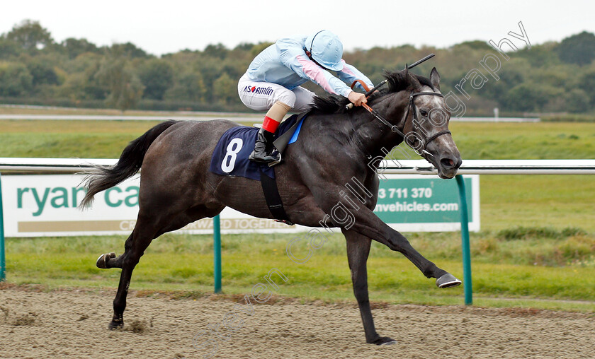 Contrive-0003 
 CONTRIVE (Andrea Atzeni) wins The 188bet Extra Place Races Maiden Stakes Div1
Lingfield 4 Oct 2018 - Pic Steven Cargill / Racingfotos.com