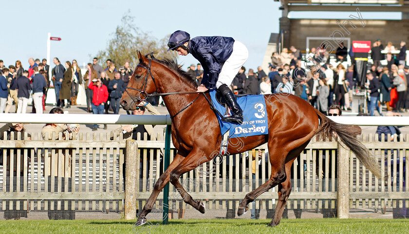 City-Of-Troy-0008 
 CITY OF TROY (Ryan Moore) winner of The Dewhurst Stakes
Newmarket 14 Oct 2023 - Pic Steven Cargill / Racingfotos.com