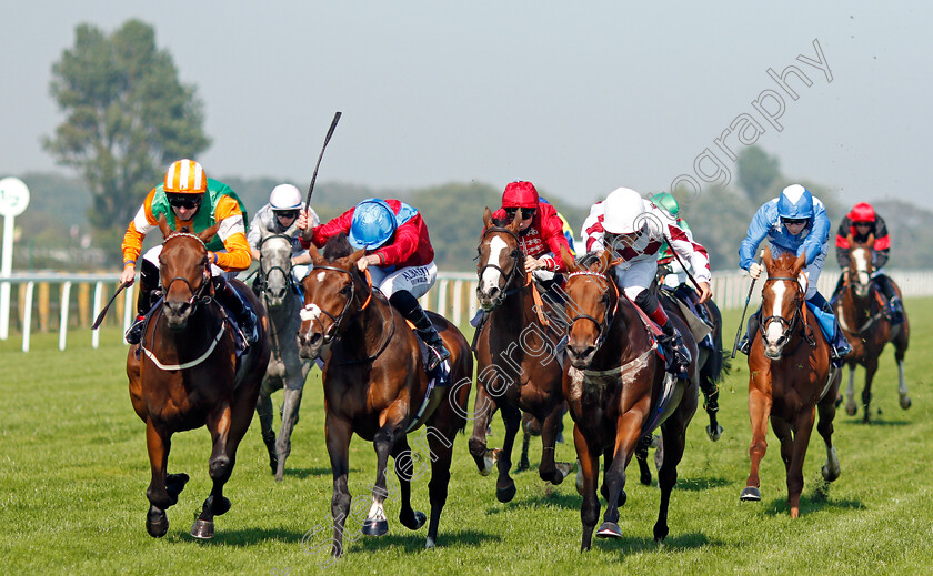 Colony-Queen-0003 
 COLONY QUEEN (left, Robert Havlin) beats DUSK (centre) and OH IT'S SAUCEPOT (right) in The British EBF Premier Fillies Handicap
Yarmouth 15 Sep 2020 - Pic Steven Cargill / Racingfotos.com