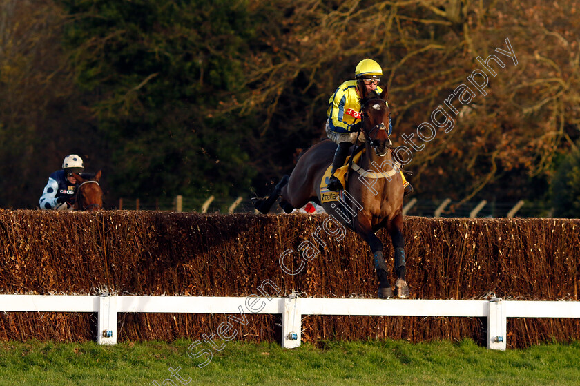 Haddex-Des-Obeaux-0005 
 HADDEX DES OBEAUX (Jack Tudor)
Sandown 9 Dec 2023 - Pic Steven Cargill / Racingfotos.com