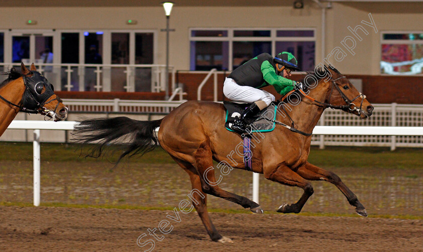 Power-Over-Me-0006 
 POWER OVER ME (Kieran O'Neill) wins The tote Placepot Your First Bet Median Auction Maiden Stakes
Chelmsford 14 Jan 2021 - Pic Steven Cargill / Racingfotos.com