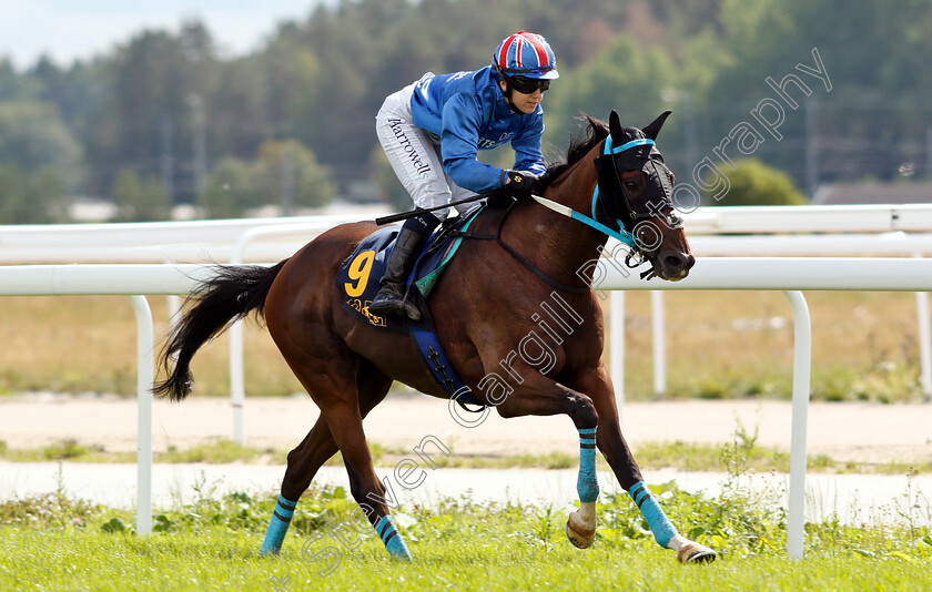 Thewaytoyou-0003 
 ELLA FITZ (Georgia Cox) wins The Lady Jockeys Thoroughbred World Championship Round 3
Bro Park Sweden 5 Aug 2018 - Pic Steven Cargill / Racingfotos.com