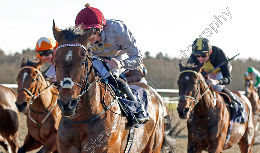 Almufti-0006 
 ALMUFTI (Jack Mitchell) wins The Bombardier March To Your Own Drum Handicap
Lingfield 8 Feb 2020 - Pic Steven Cargill / Racingfotos.com