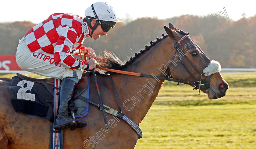 Sevarano-0004 
 SEVARANO (Leighton Aspell) wins The Ladbrokes Novices Hurdle
Newbury 29 Nov 2019 - Pic Steven Cargill / Racingfotos.com