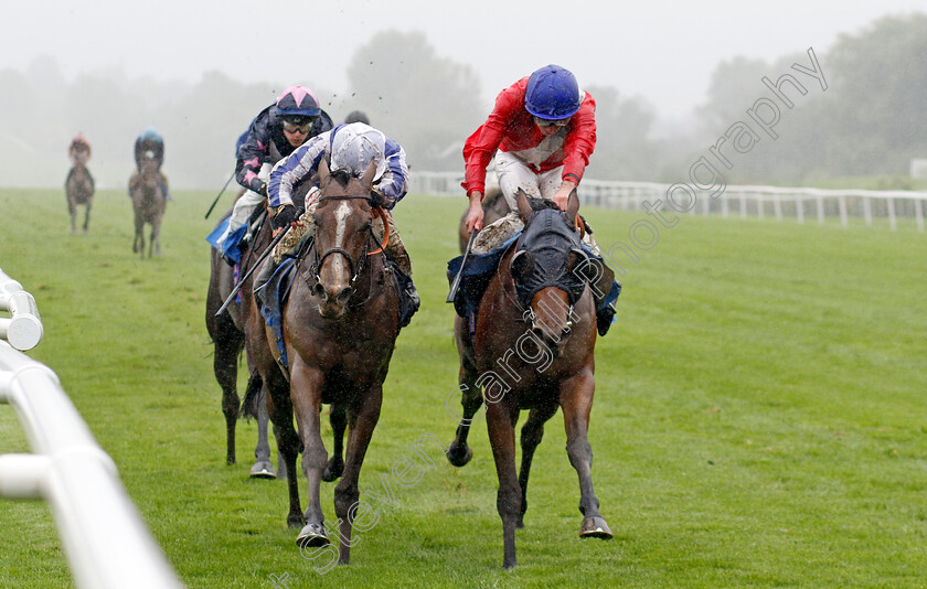 Islanova-0002 
 ISLANOVA (right, Ryan Moore) beats LAURA BAY (left) in The British EBF Fillies Handicap
Leicester 10 Sep 2024 - Pic Steven Cargill / Racingfotos.com