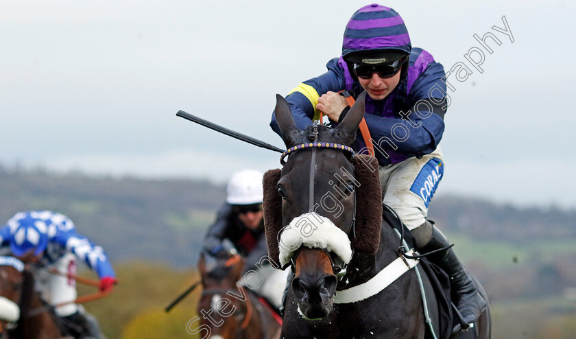 Abuffalosoldier-0001 
 ABUFFALOSOLDIER (Sean Bowen) wins The Holland Cooper Handicap Chase
Cheltenham 17 Nov 2024 - Pic Steven Cargill / racingfotos.com