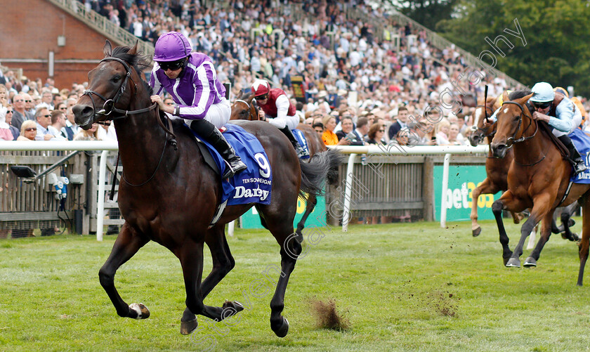 Ten-Sovereigns-0007 
 TEN SOVEREIGNS (Ryan Moore) wins The Darley July Cup
Newmarket 13 Jul 2019 - Pic Steven Cargill / Racingfotos.com