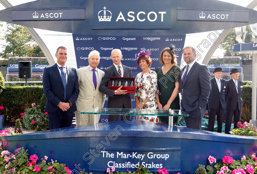 Blue-Mist-0009 
 Presentation for The Mar-Key Group Classified Stakes
Ascot 5 Oct 2018 - Pic Steven Cargill / Racingfotos.com