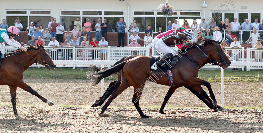 Hector-Loza-0005 
 HECTOR LOZA (Nicky Mackay) wins The Hills Prospect Champagne & Prosecco Novice Stakes
Chelmsford 23 Jul 2019 - Pic Steven Cargill / Racingfotos.com