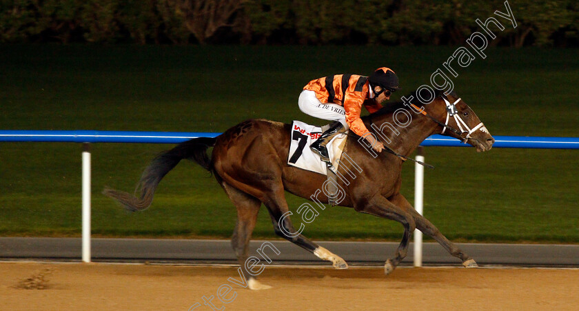 Street-Of-Dreams-0005 
 STREET OF DREAMS (Adrie De Vries) wins The Wheels Handicap Meydan 8 Feb 2018 - Pic Steven Cargill / Racingfotos.com