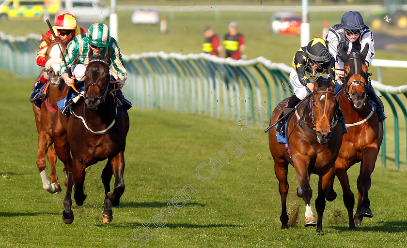 Arishka-0001 
 ARISHKA (left, Kieran O'Neill) beats HANAKOTOBA (right) in The Leaflabs Handicap
Nottingham 20 Apr 2019 - Pic Steven Cargill / Racingfotos.com