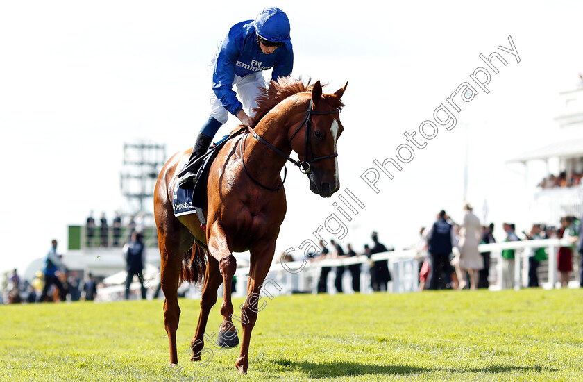 Masar-0001 
 MASAR (William Buick) before winning The Investec Derby	
Epsom 2 Jun 2018 - Pic Steven Cargill / Racingfotos.com