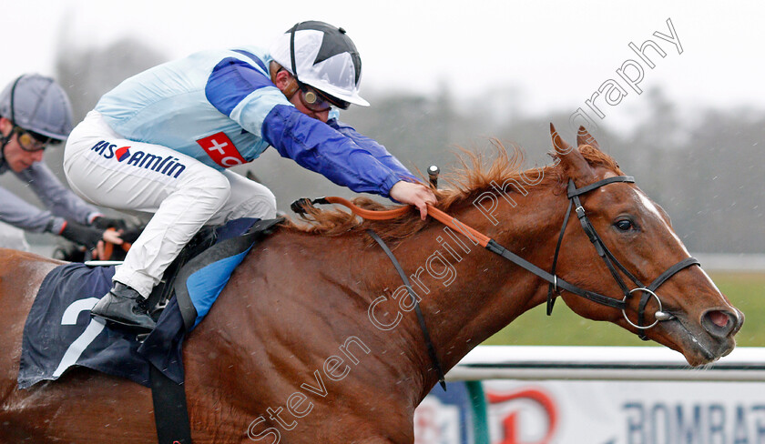 Dublin-Pharaoh-0010 
 DUBLIN PHARAOH (Andrea Atzeni) wins The Ladbrokes Home Of The Odds Boost Novice Stakes
Lingfield 15 Feb 2020 - Pic Steven Cargill / Racingfotos.com