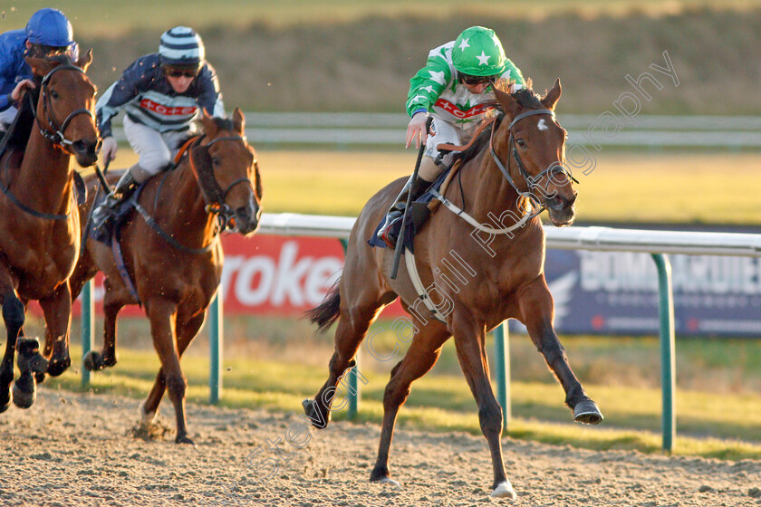 Jamaican-Jill-0005 
 JAMAICAN JILL (Martin Dwyer) wins The Betway Handicap
Lingfield 4 Jan 2020 - Pic Steven Cargill / Racingfotos.com