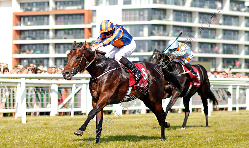 The-Irish-Rover-0002 
 THE IRISH ROVER (Ryan Moore) wins The Olympic Glory Conditions Stakes Newbury 19 May 2018 - Pic Steven Cargill / Racingfotos.com