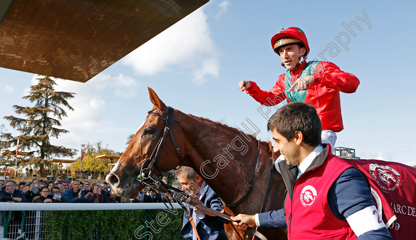 Waldgeist-0014 
 WALDGEIST (P C Boudot) after The Qatar Prix de l'arc de Triomphe
Longchamp 6 Oct 2019 - Pic Steven Cargill / Racingfotos.com