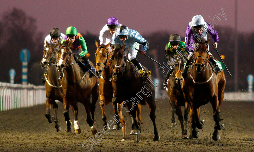 No-Nonsense-0009 
 NO NONSENSE (right, Liam Keniry) beats JAMES STREET (centre) in The 32Red Conditions Stakes
Kempton 4 Jan 2019 - Pic Steven Cargill / Racingfotos.com