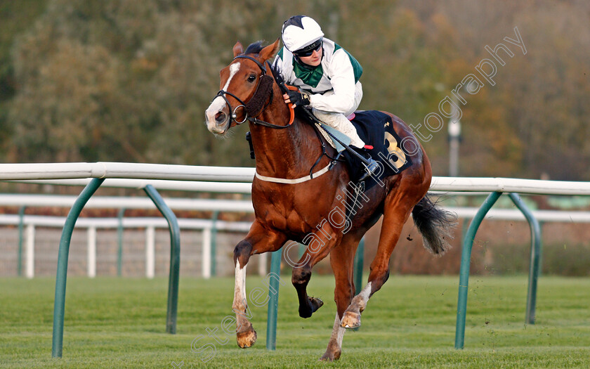 Gordonstoun-0006 
 GORDONSTOUN (Cieren Fallon) wins The Best Odds Guaranteed At Mansionbet Nursery
Nottingham 4 Nov 2020 - Pic Steven Cargill / Racingfotos.com