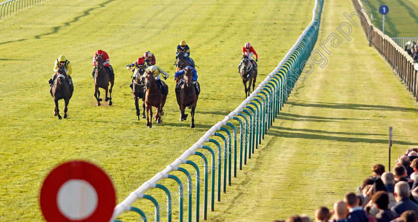 Mountain-Song-0007 
 MOUNTAIN SONG (right, William Buick) beats CHOISYA (centre) in The Every Race Live On Racing TV Fillies Handicap
Newmarket 25 Oct 2023 - Pic Steven Cargill / Racingfotos.com