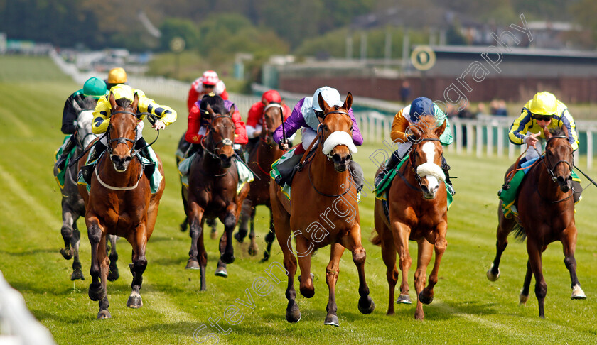 Equity-Law-0002 
 EQUITY LAW (centre, Oisin Murphy) beats HEDGE FUND (left) and MIAHARRIS (right) in The bet365 Handicap
Sandown 26 Apr 2024 - Pic Steven Cargill / Racingfotos.com