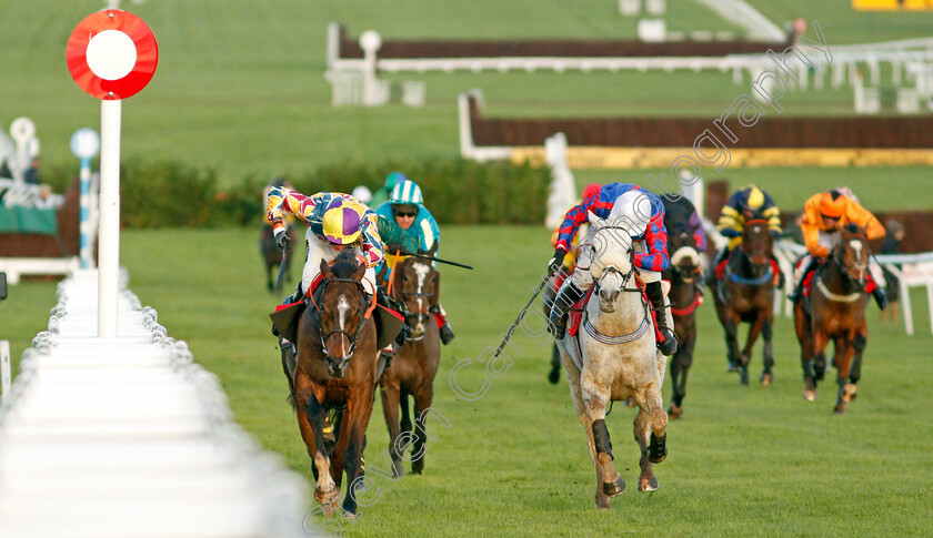 Diesel-D Allier-0002 
 DIESEL D'ALLIER (right, Harry Bannister) beats POTTERS CORNER (left) in The Glenfarclas Crystal Cup Cross Country Handicap Chase
Cheltenham 10 Dec 2021 - Pic Steven Cargill / Racingfotos.com