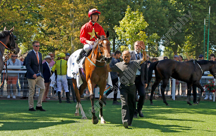 Highfield-Princess-0011 
 HIGHFIELD PRINCESS (Jason Hart) winner of The Prix Maurice de Gheest 
Deauville 7 Aug 2022 - Pic Steven Cargill / Racingfotos.com