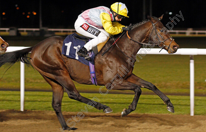 Wallem-0007 
 WALLEM (Hayley Turner) wins The Betway Maiden Stakes
Wolverhampton 18 Jan 2021 - Pic Steven Cargill / Racingfotos.com