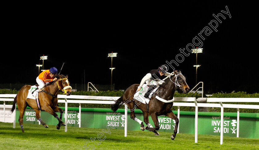 Cliffs-Of-Fury-0003 
 CLIFFS OF FURY (Rachel Venniker) wins The International Jockeys Challenge R4
King Abdulaziz Racecourse, Saudi Arabia, 23 Feb 2024 - Pic Steven Cargill / Racingfotos.com