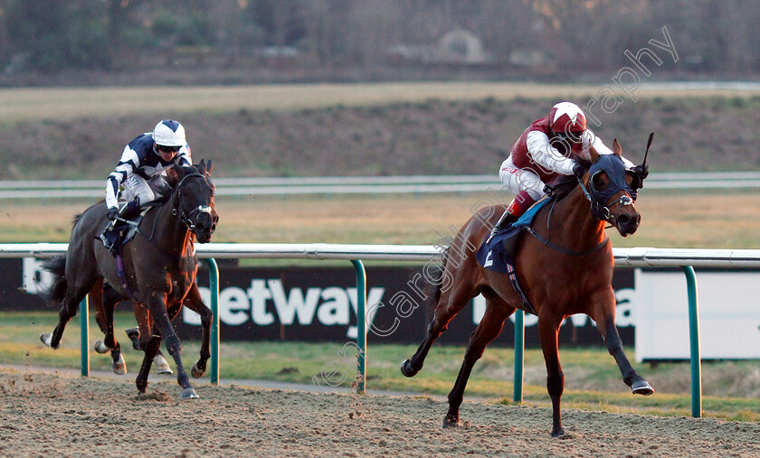 Murray-River-0002 
 MURRAY RIVER (Frankie Dettori) wins The Ladbrokes Handicap
Lingfield 2 Feb 2019 - Pic Steven Cargill / Racingfotos.com