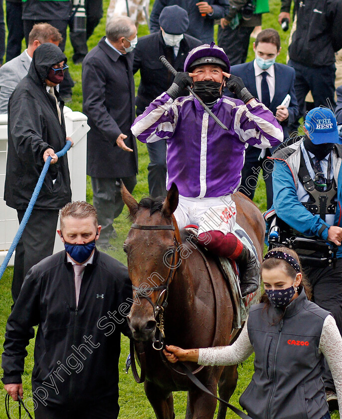 Snowfall-0016 
 SNOWFALL (Frankie Dettori) after The Cazoo Oaks
Epsom 4 Jun 2021 - Pic Steven Cargill / Racingfotos.com